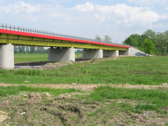 Remont mostu drogowego przez zalew rz. Warty w Międzychodzie