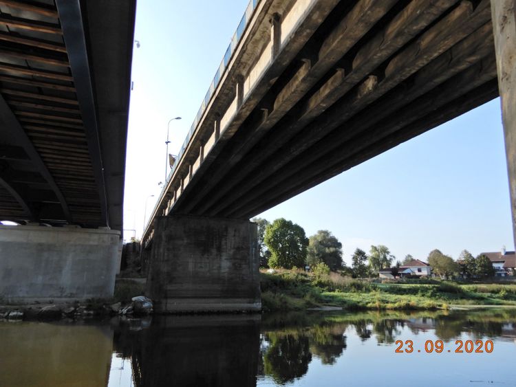 Rozbiórka starego mostu w Międzychodzie