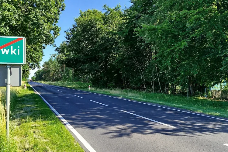 Aktualny stan drogi wojew&oacute;dzkiej nr 308