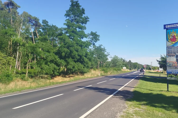 Aktualny stan drogi wojew&oacute;dzkiej nr 308