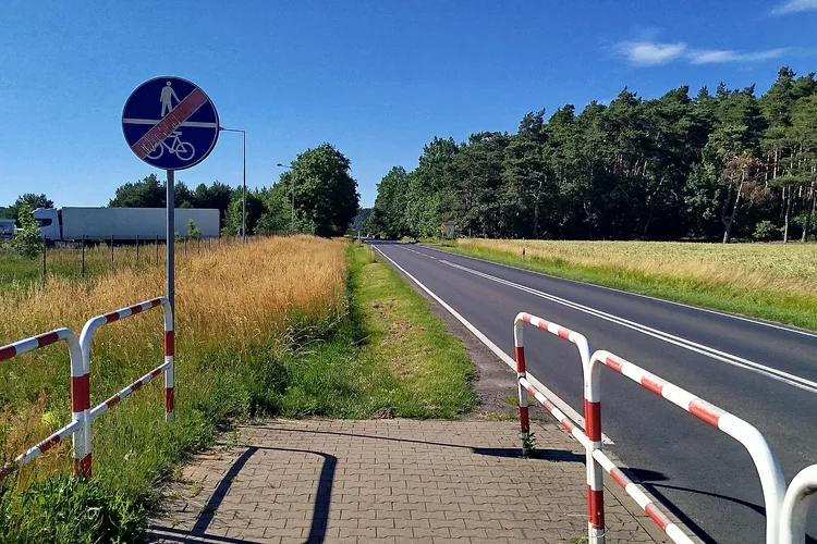 Aktualny stan drogi wojew&oacute;dzkiej nr 308