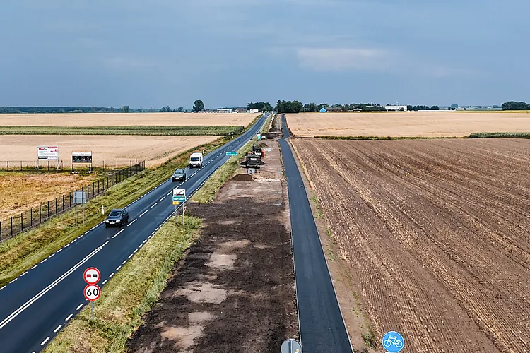 Nowa droga dla rowerów w powiecie obornickim