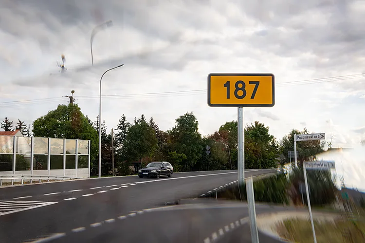 Rozbudowana droga wojewódzka nr 116 w Gminie Pniewy